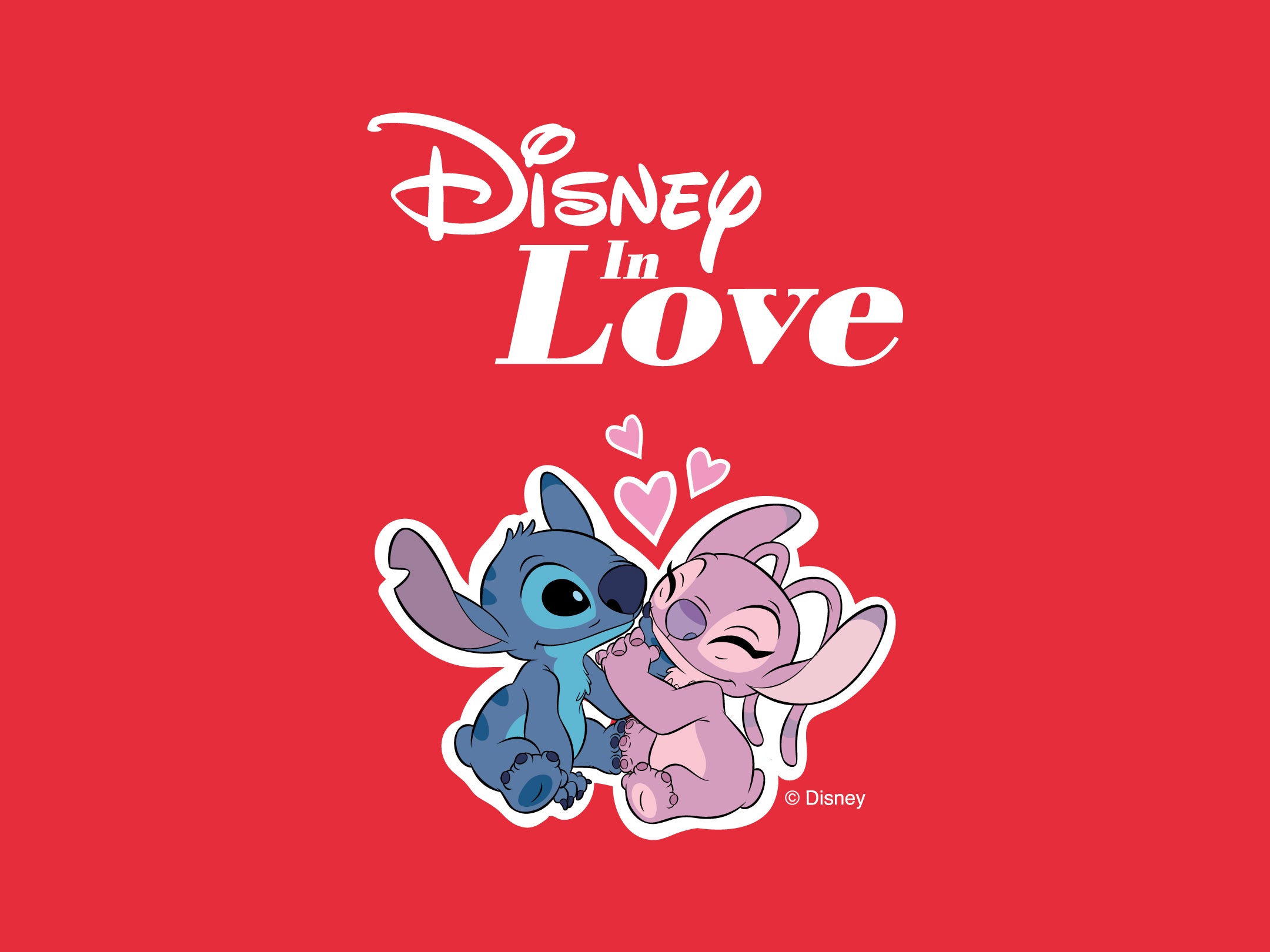 Stitch love  Sticker for Sale by Seven Store