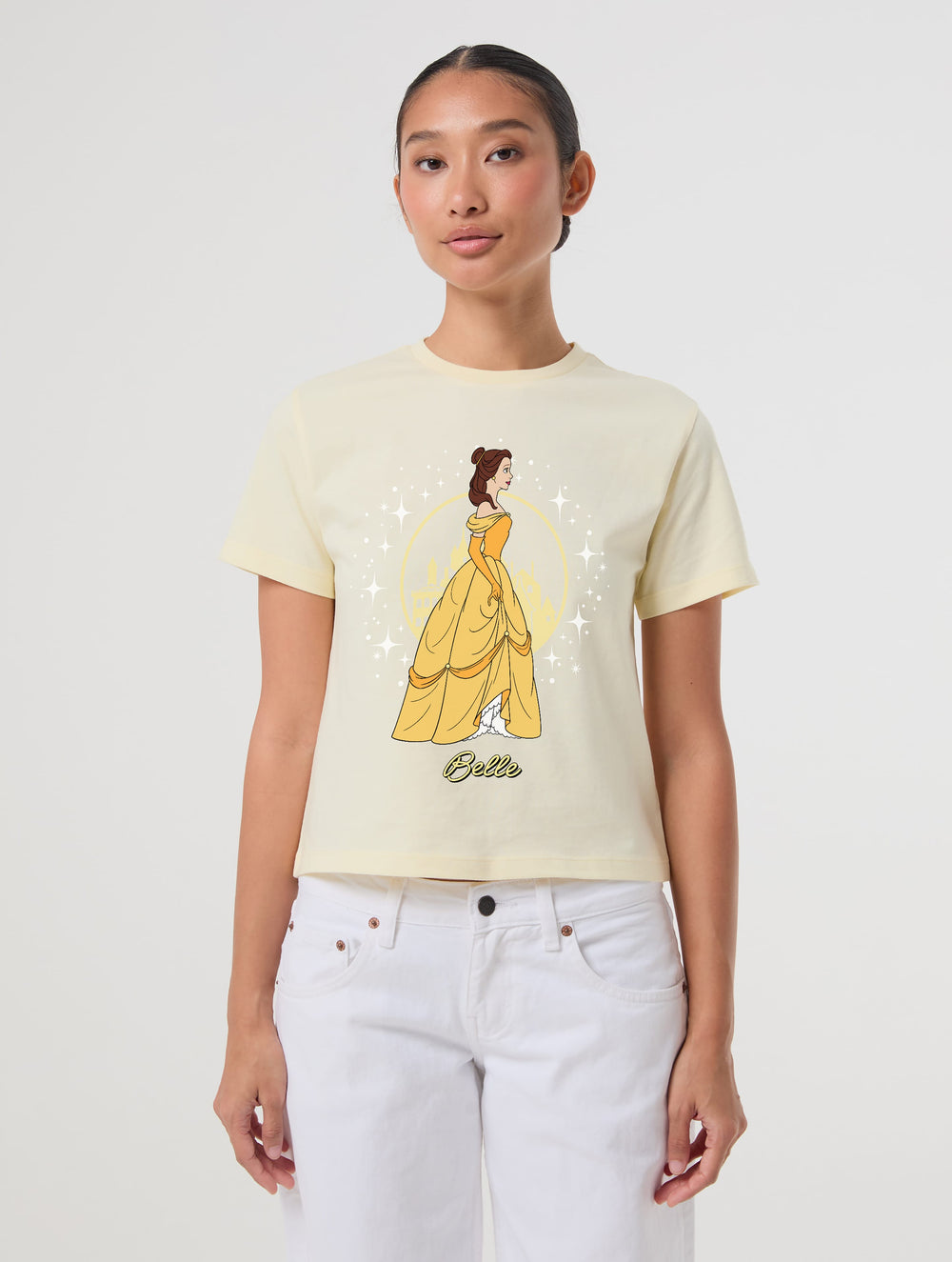 Disney Belle Baby T-Shirt In Butter Yellow