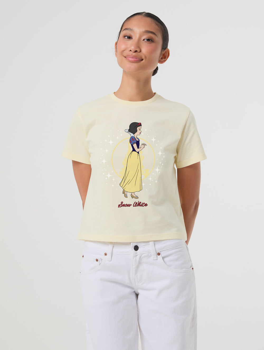 Disney Snow White Baby T-Shirt In Butter Yellow