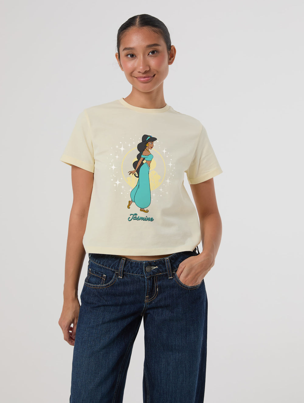 Disney Princess Jasmine Baby T-Shirt In Butter Yellow