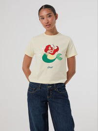 Disney Ariel Baby T-Shirt In Butter Yellow
