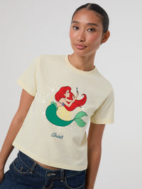 Disney Ariel Baby T-Shirt In Butter Yellow