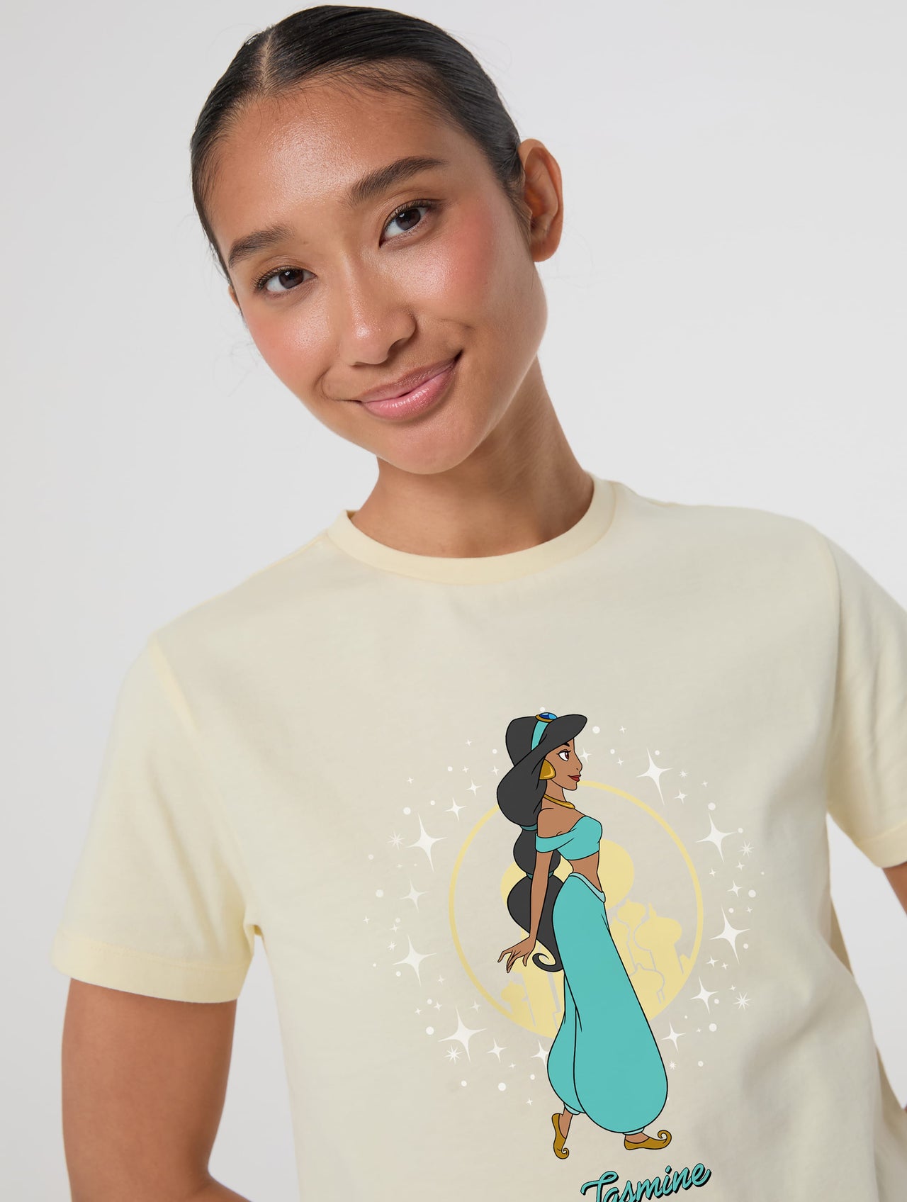 Disney Princess Jasmine Baby T-Shirt In Butter Yellow