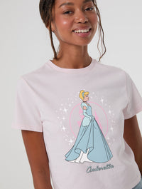 Disney Cinderella Baby T-Shirt In Pink