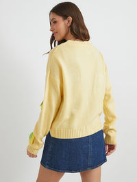3D Lemons Knitted Cardigan Jumpers & Cardigans Skinnydip London