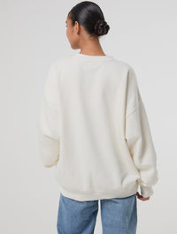 Disney Frozen 2 Castle Front Print Sweatshirt In White