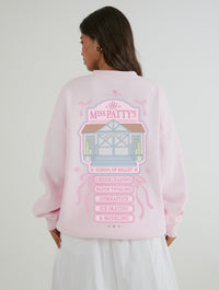 Gilmore Girls x Skinnydip Miss Patty’s School Of Ballet Sweatshirt in Pink