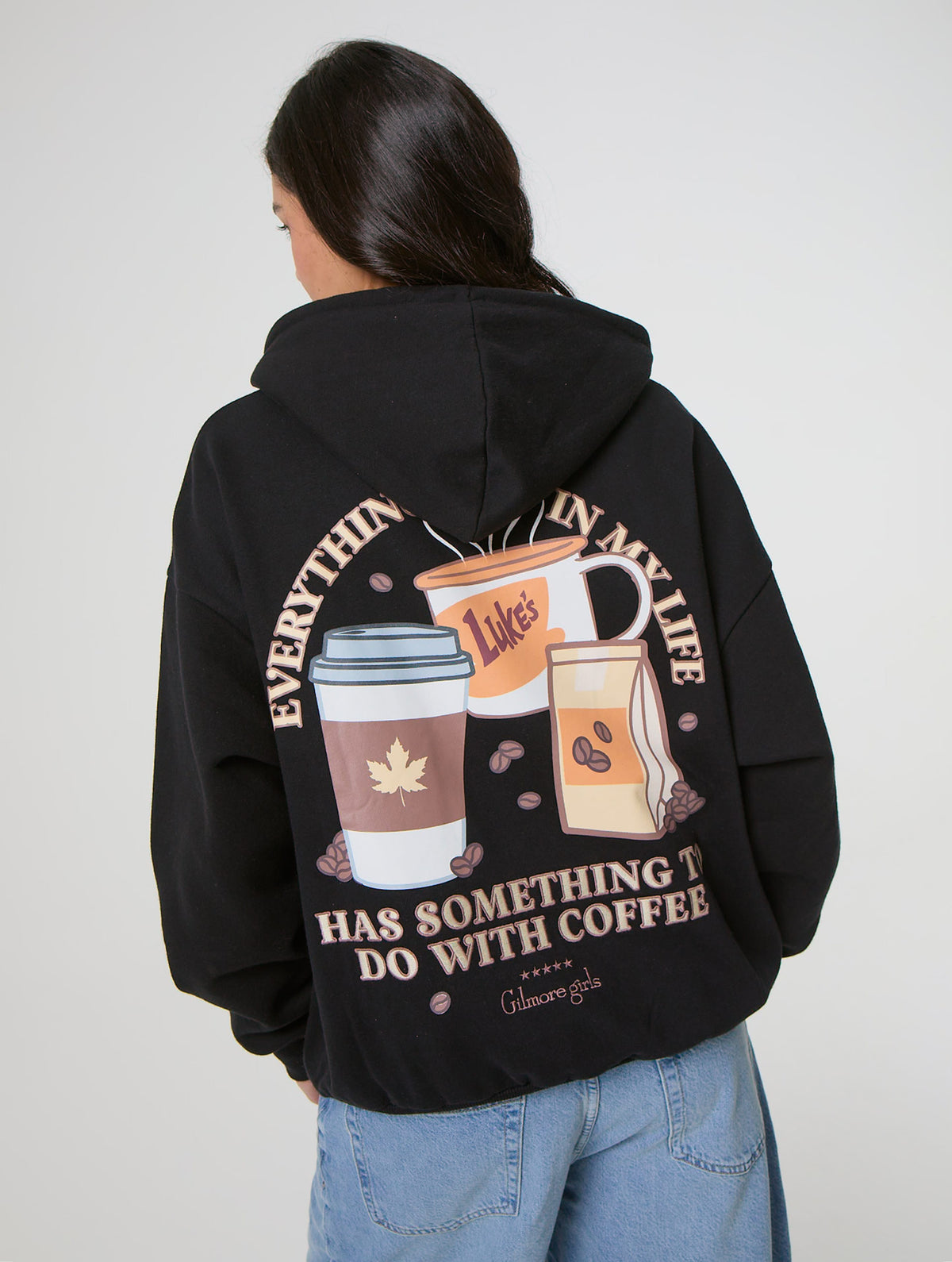 Gilmore Girls x Skinnydip Coffee Hoodie
