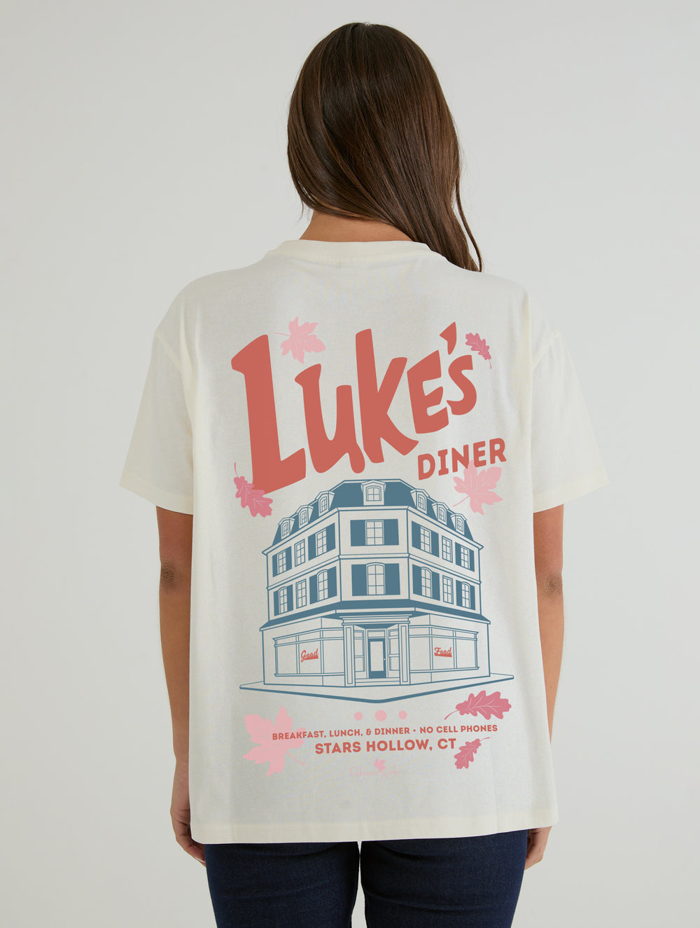 Gilmore Girls x Skinnydip Luke’s Diner Poster T-Shirt In White