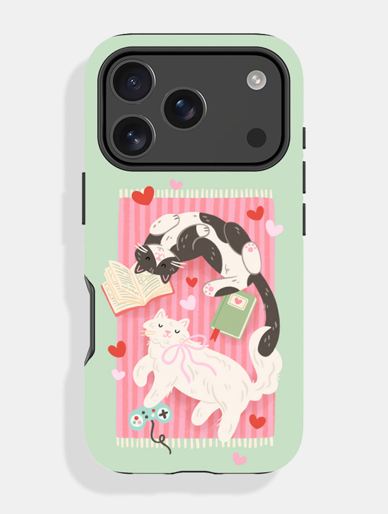 Hopscotch Paper Co x Skinnydip Cats On A Rug Ultra Protective iPhone Case