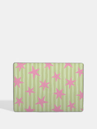 Stars and Stripes Matcha and Pink MacBook Case