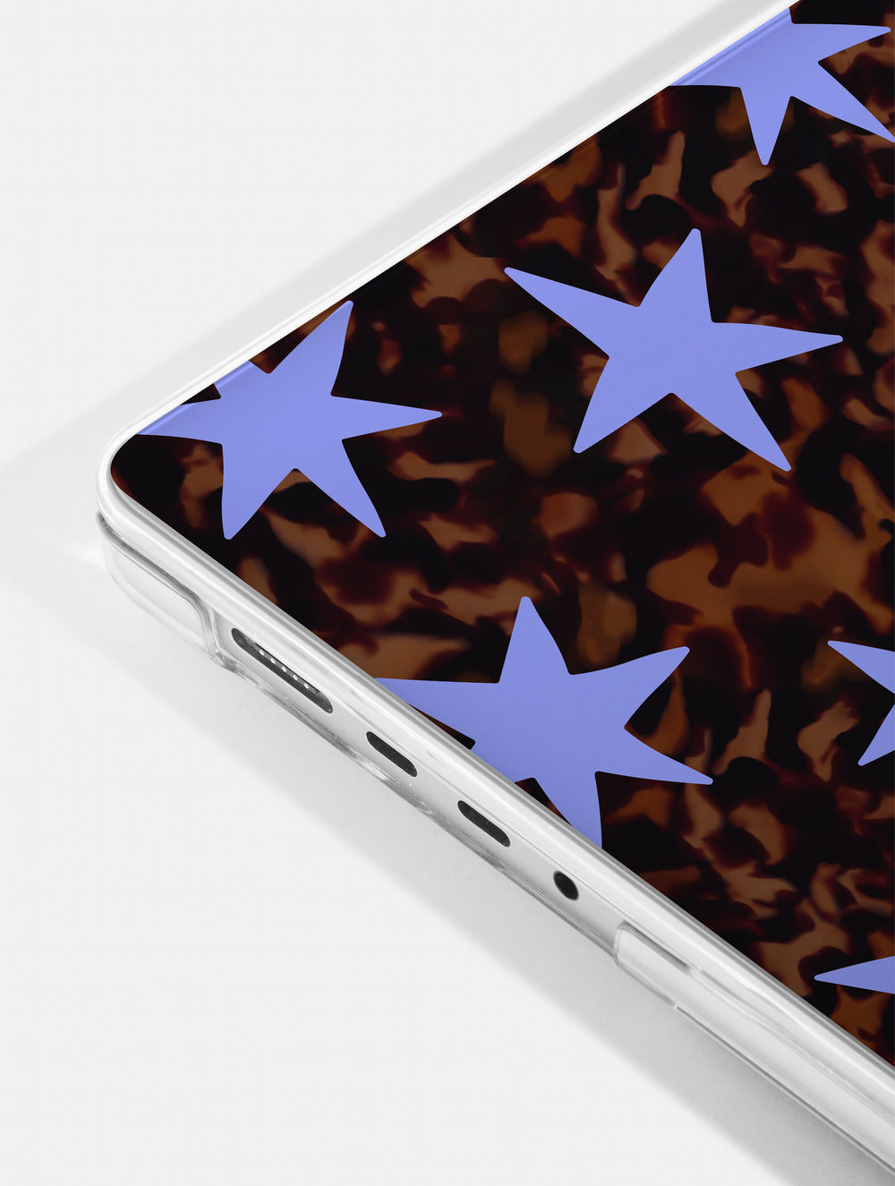 Tortoiseshell Stars Blue MacBook Case