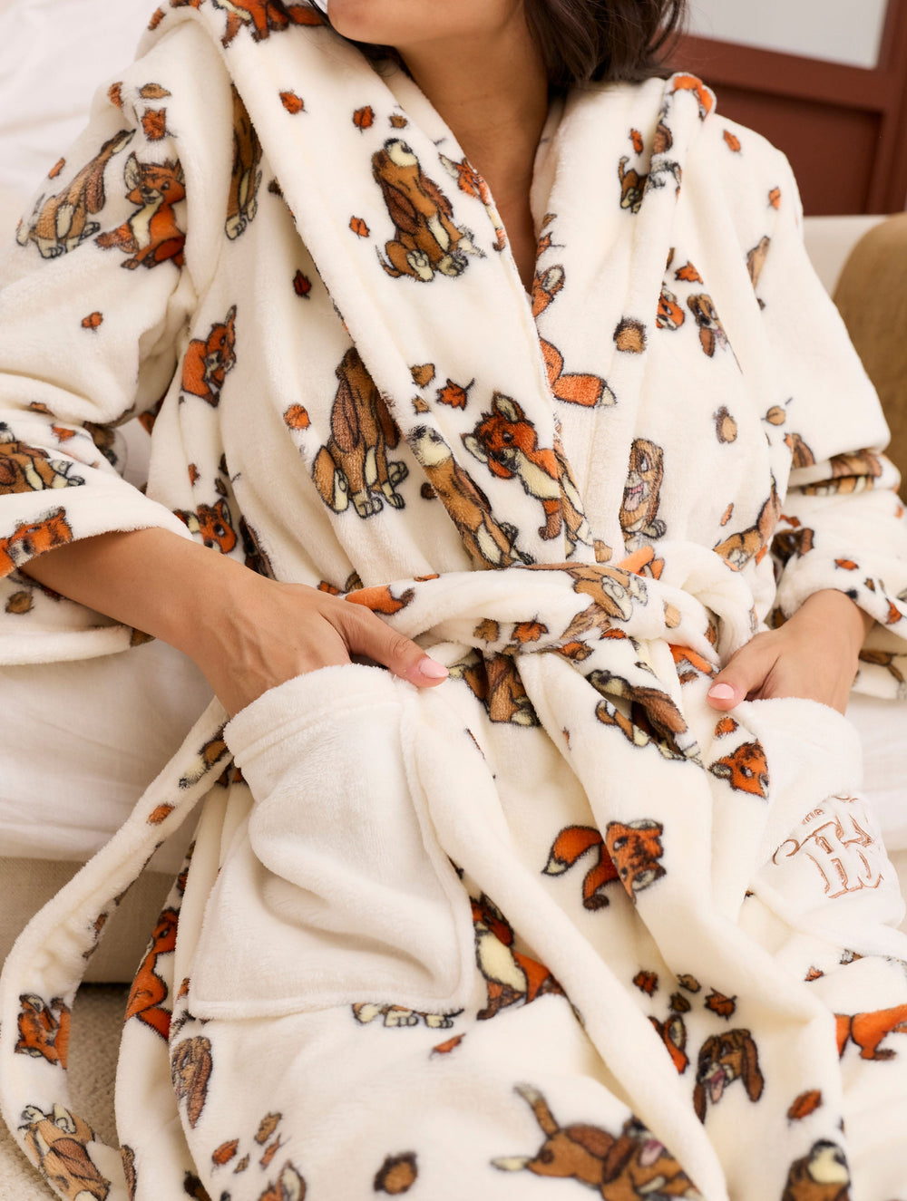 Disney Fox and The Hound Dressing Gown