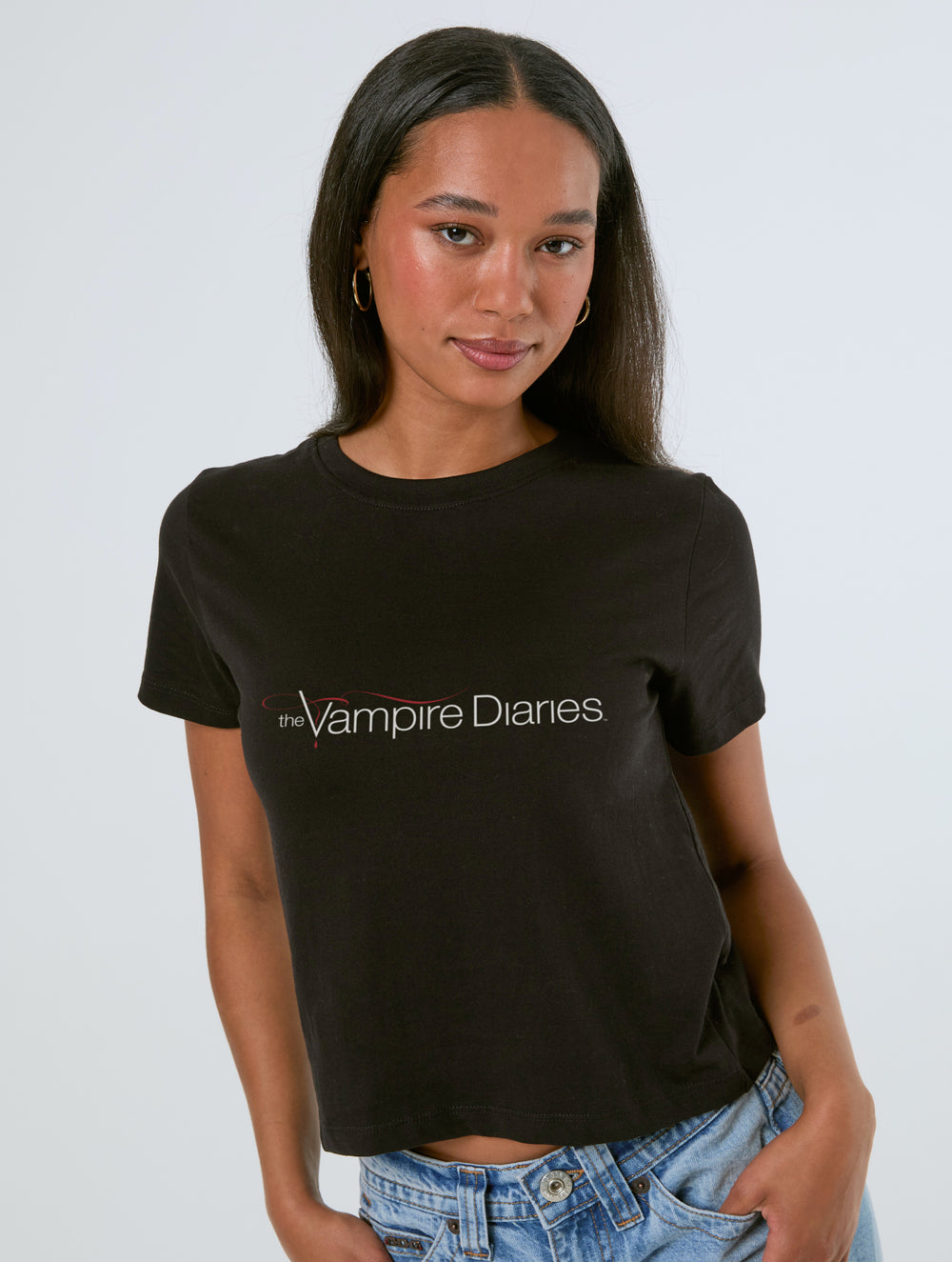 The Vampire Diaries x Skinnydip Baby T-Shirt In Black