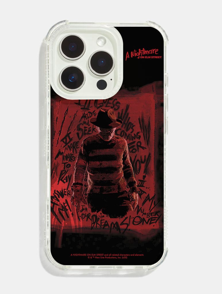 A Nightmare On Elm Street x Skinnydip Poster Shock iPhone Case Phone Cases Skinnydip London