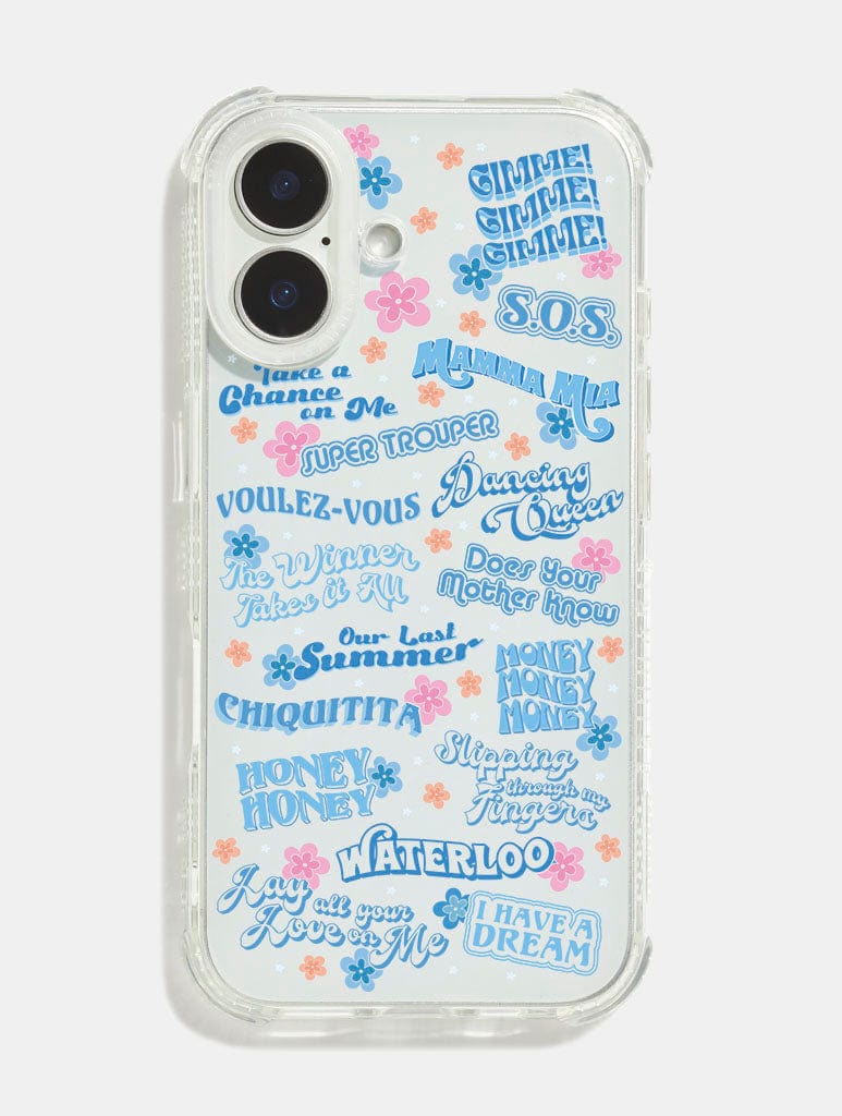 ABBA Songs Shock iPhone Case Phone Cases Skinnydip London
