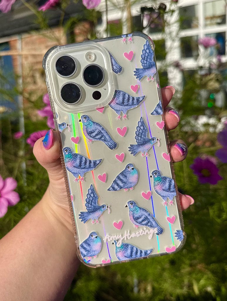 Amy Hastings x Skinnydip Pigeon Lover Shock iPhone Case Phone Cases Skinnydip London