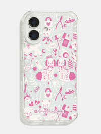 Amy Hastings x Skinnydip Pink Doodles Shock iPhone Case Phone Cases Skinnydip London
