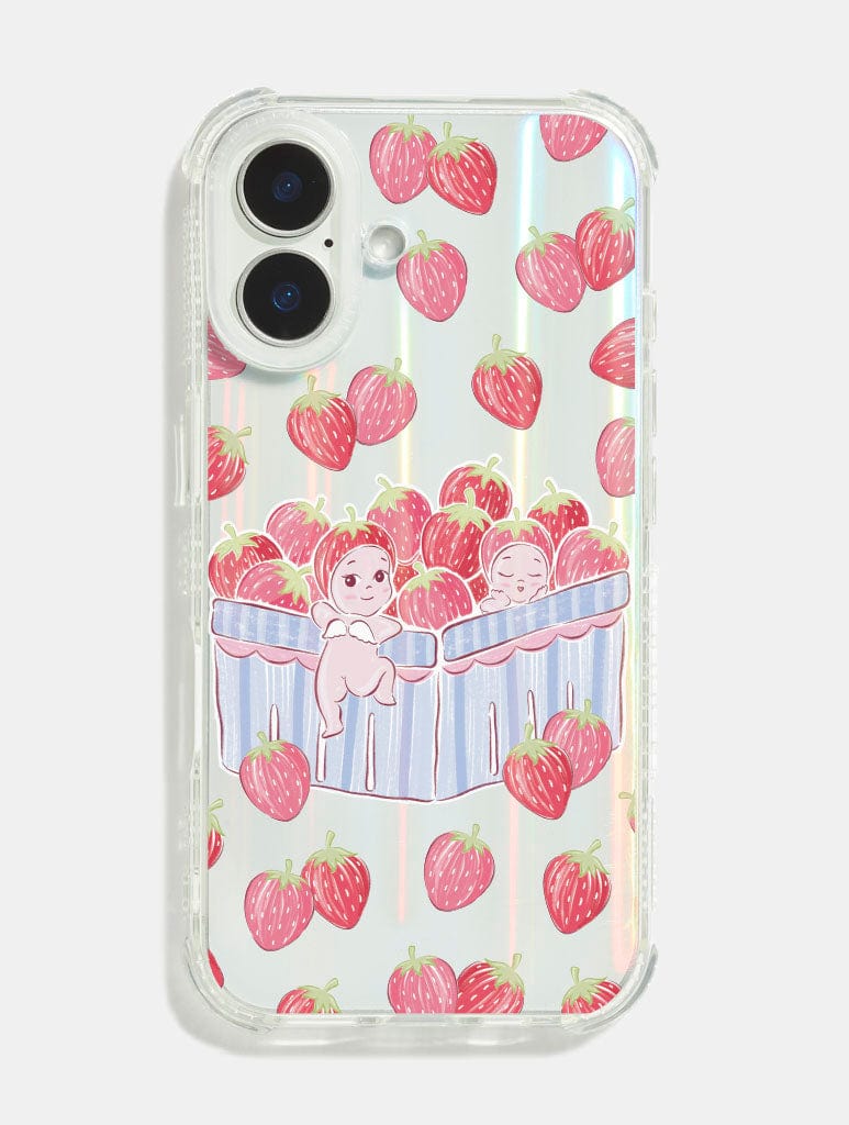 Angel Baby Strawberries Shock iPhone Case Phone Cases Skinnydip London