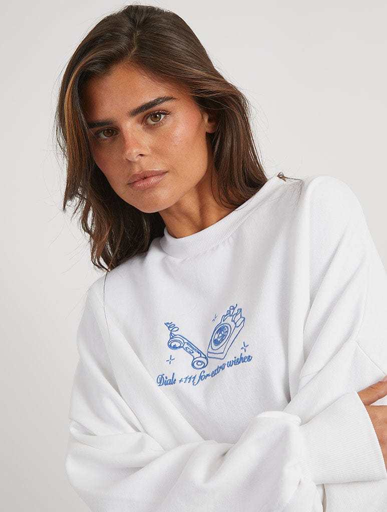Angel Numbers Sweatshirt Hoodies & Sweatshirts Skinnydip London