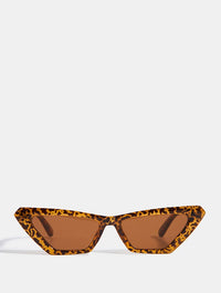 Angled Tort Cat Eye Sunglasses Sunglasses Skinnydip London