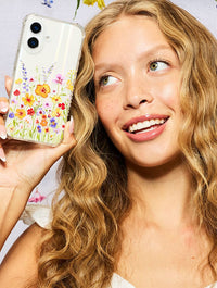 Anna Lau x Skinnydip Blush Bloom Shock iPhone Case Phone Cases Skinnydip London