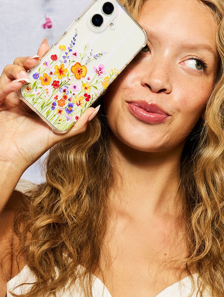 Anna Lau x Skinnydip Blush Bloom Shock iPhone Case Phone Cases Skinnydip London