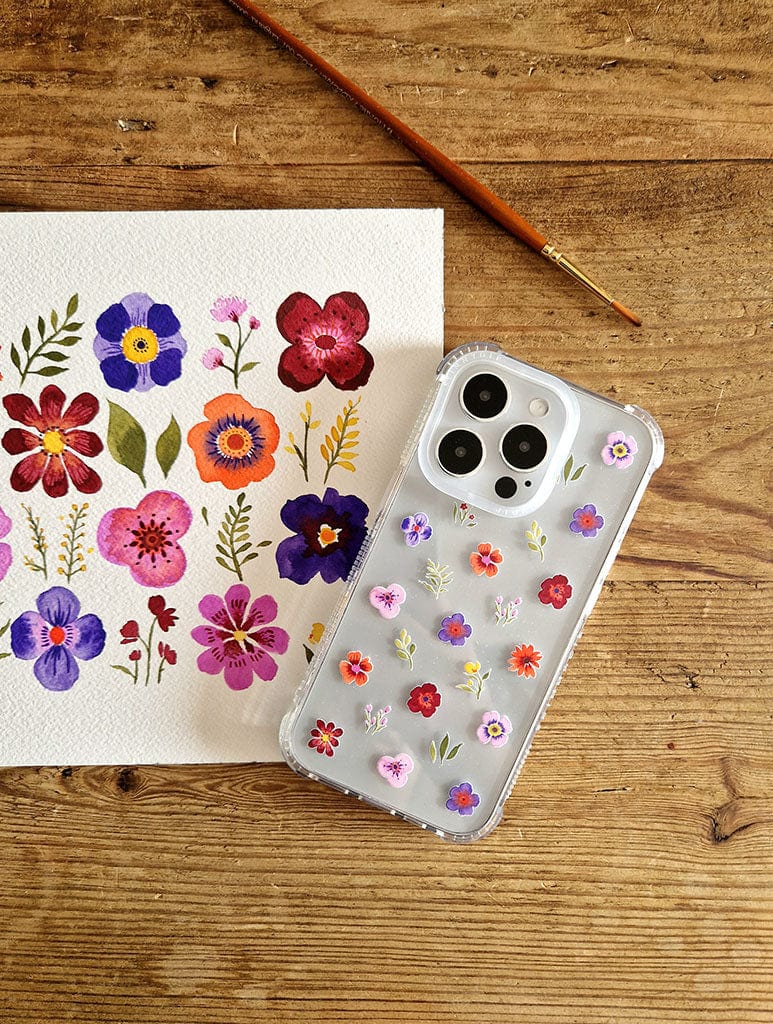 Anna Lau x Skinnydip Dainty Botanical Shock iPhone Case Phone Cases Skinnydip London