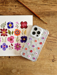 Anna Lau x Skinnydip Dainty Botanical Shock iPhone Case Phone Cases Skinnydip London