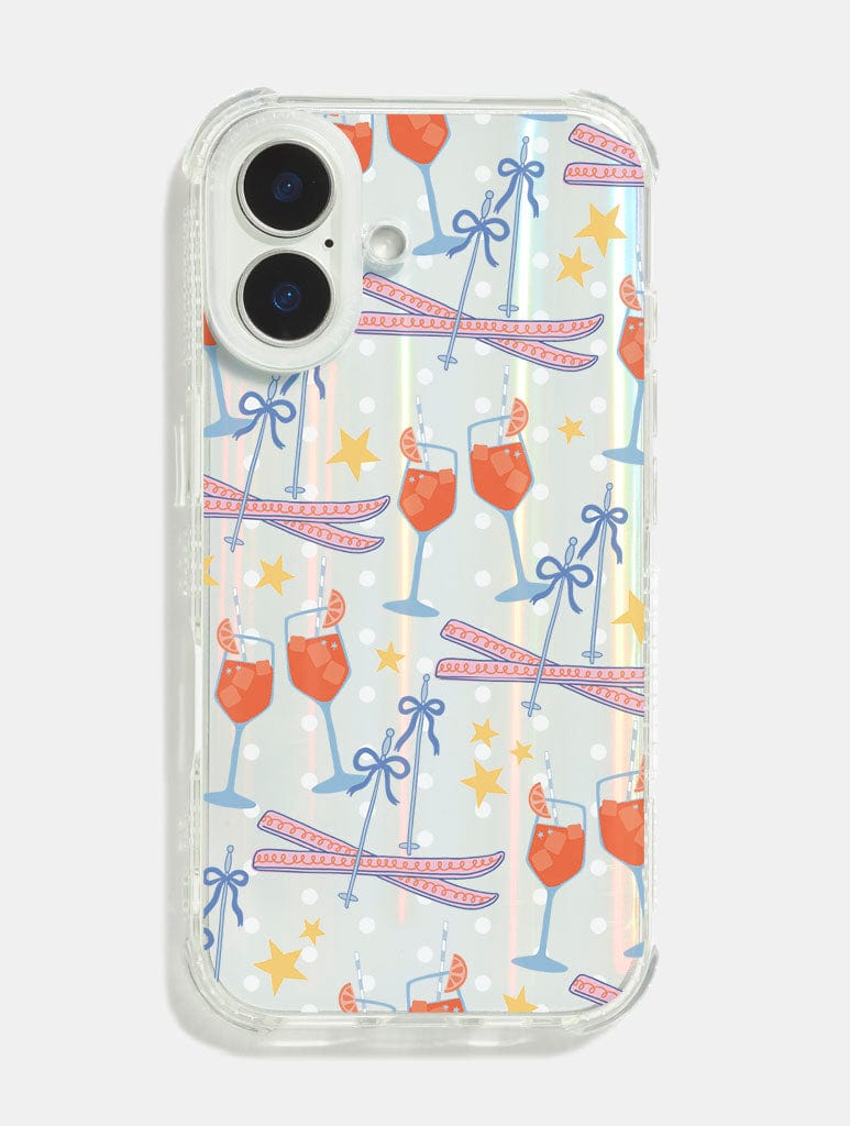 Aperol & Skis Shock iPhone Case Phone Cases Skinnydip London