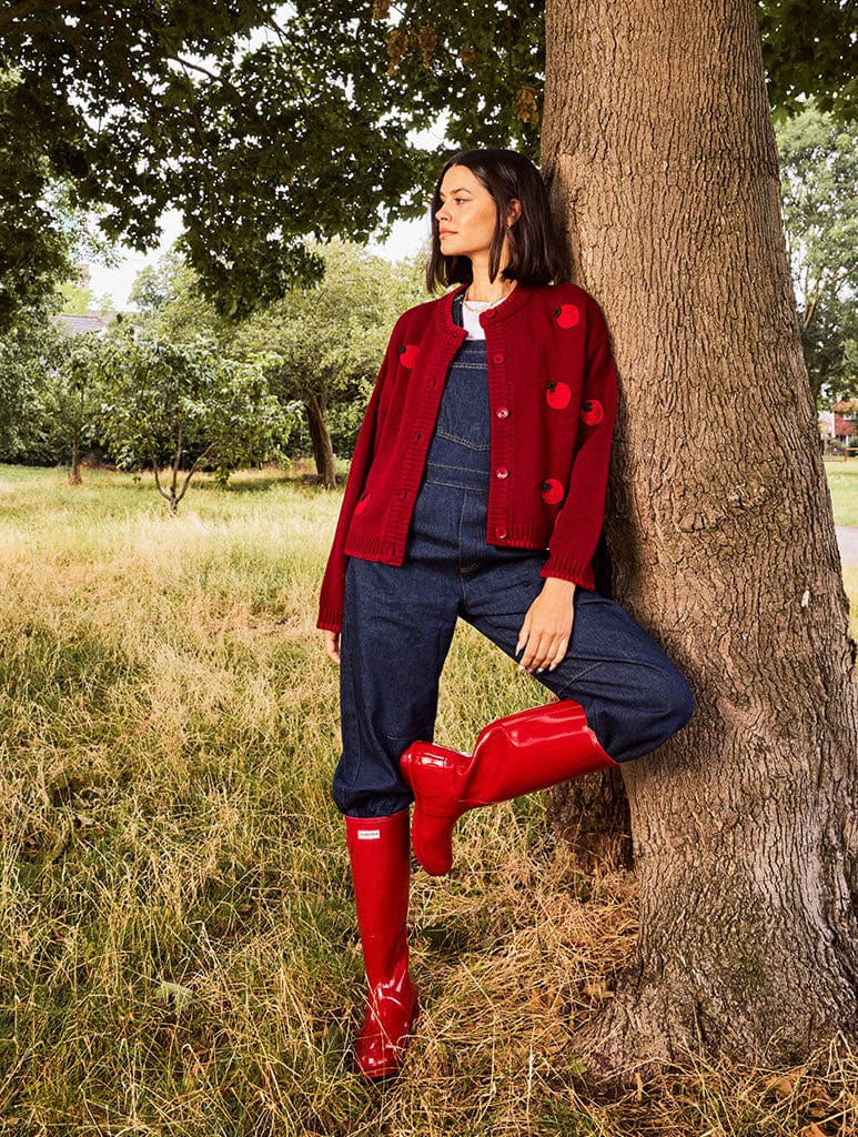 Applique Tomato Cardigan Jumpers & Cardigans Skinnydip London