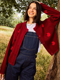 Applique Tomato Cardigan Jumpers & Cardigans Skinnydip London