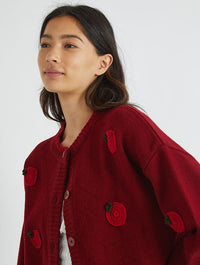 Applique Tomato Cardigan Jumpers & Cardigans Skinnydip London