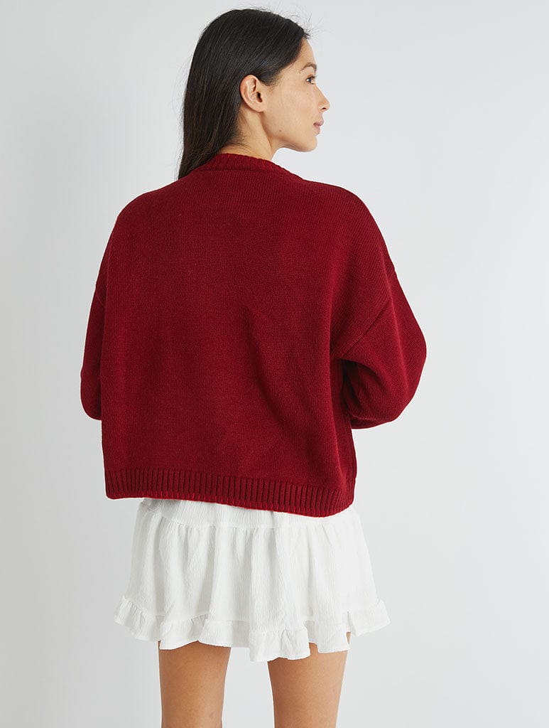 Applique Tomato Cardigan Jumpers & Cardigans Skinnydip London