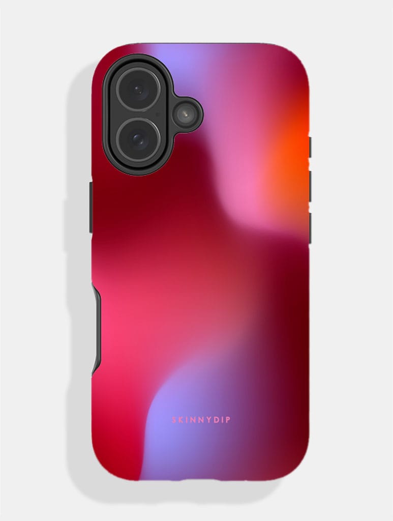 Aura Gradient Burnt Burgundy Ultra Protective iPhone Case Phone Cases Skinnydip London