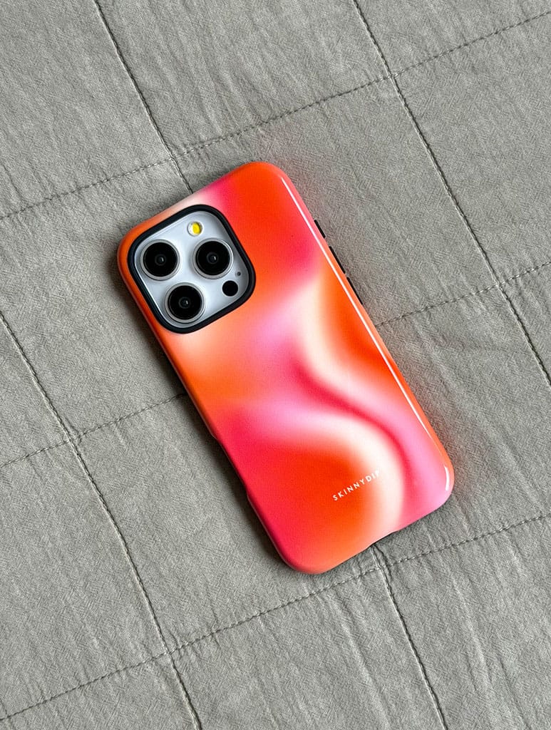 Aura Gradient Exotic Orange Ultra Protective iPhone Case Phone Cases Skinnydip London