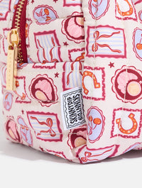 Autumn Cherry Patchwork Quilted Makeup Bag Makeup Bags & Wash Bags Skinnydip London