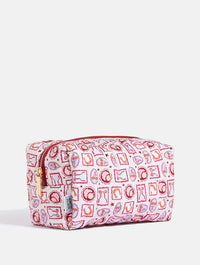 Autumn Cherry Patchwork Quilted Makeup Bag Makeup Bags & Wash Bags Skinnydip London