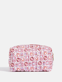 Autumn Cherry Patchwork Quilted Makeup Bag Makeup Bags & Wash Bags Skinnydip London