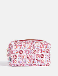 Autumn Cherry Patchwork Quilted Makeup Bag Makeup Bags & Wash Bags Skinnydip London
