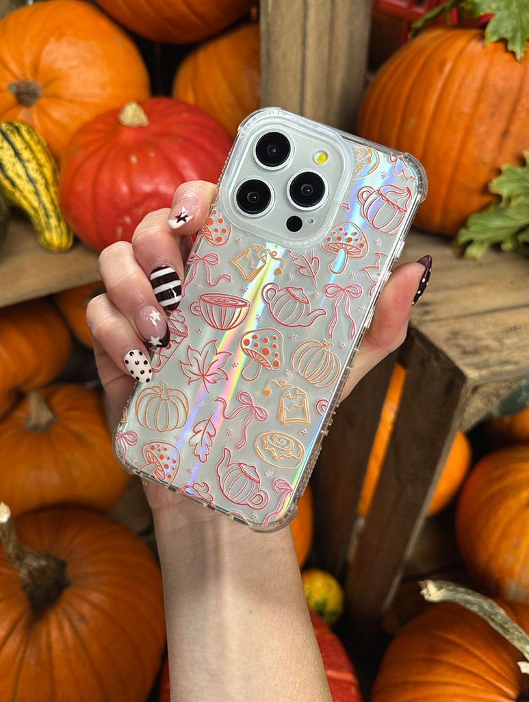Autumn Doodle Shock iPhone Case Phone Cases Skinnydip London