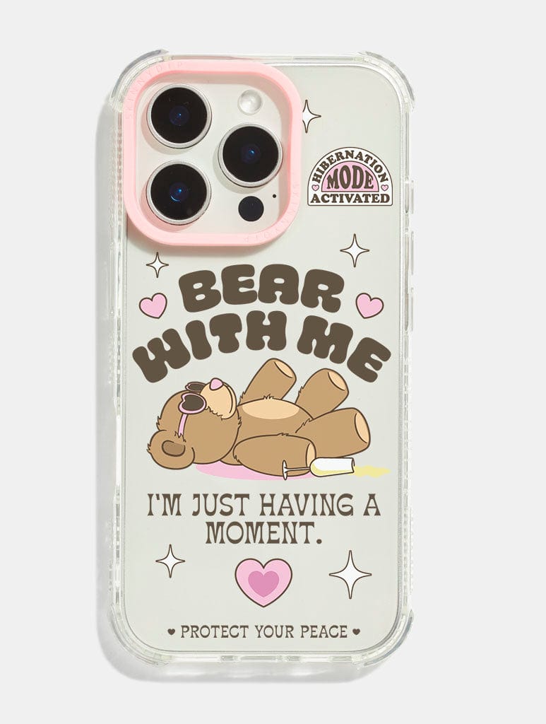 Bear With Me Shock iPhone Case Phone Cases Skinnydip London