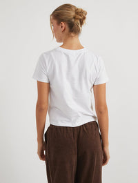 Better Not Pout Baby T-Shirt In White Tops & T-Shirts Skinnydip London