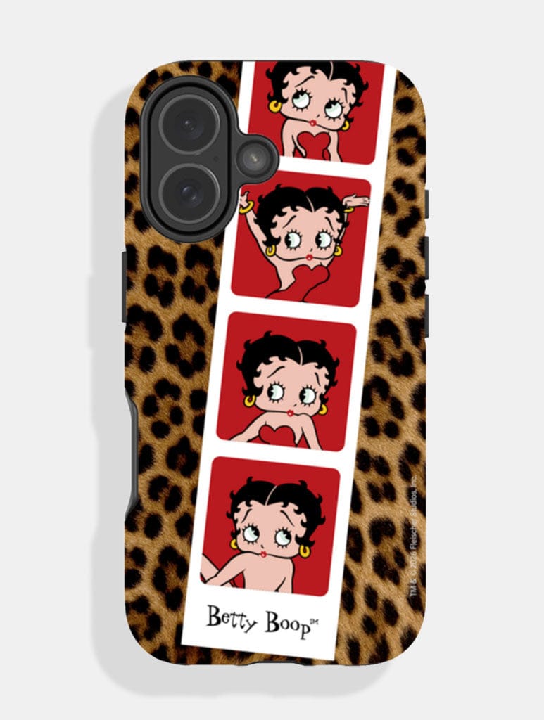 Betty Boop Photobooth Leopard Ultra Protective iPhone Case Phone Cases Skinnydip London