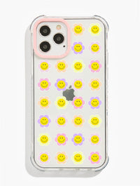Big Fat Jenna x Skinnydip Happy Face Daisy Shock iPhone Case Phone Cases Skinnydip London
