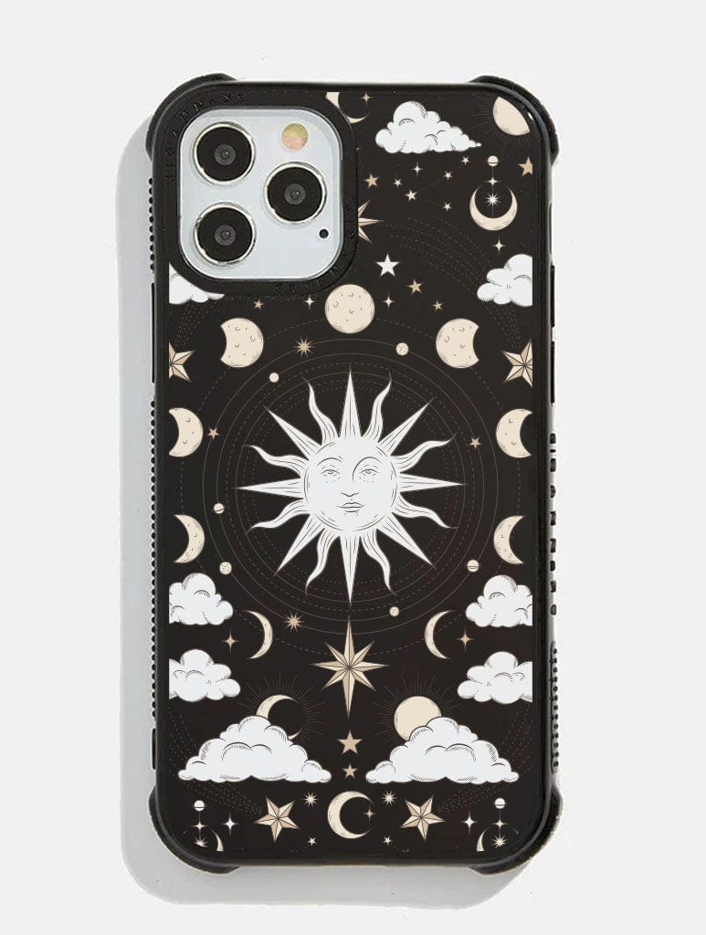 Black Celestial Tarot Shock iPhone Case Phone Cases Skinnydip London