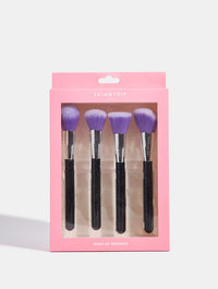 Black Glitter Make Up Brushes Makeup Brushes & Tools Skinnydip London