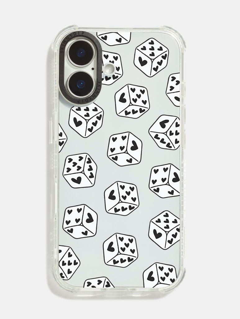 Black Heart Dice Shock iPhone Case Phone Cases Skinnydip London