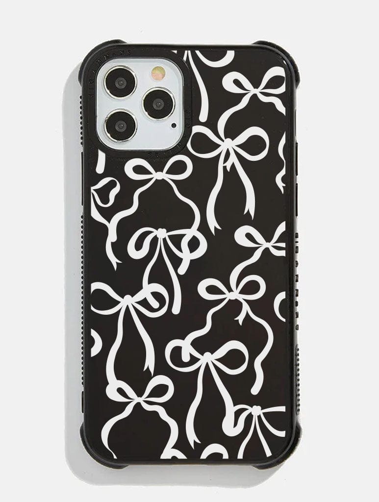 Black White Bows Shock iPhone Case Trending Phone Cases