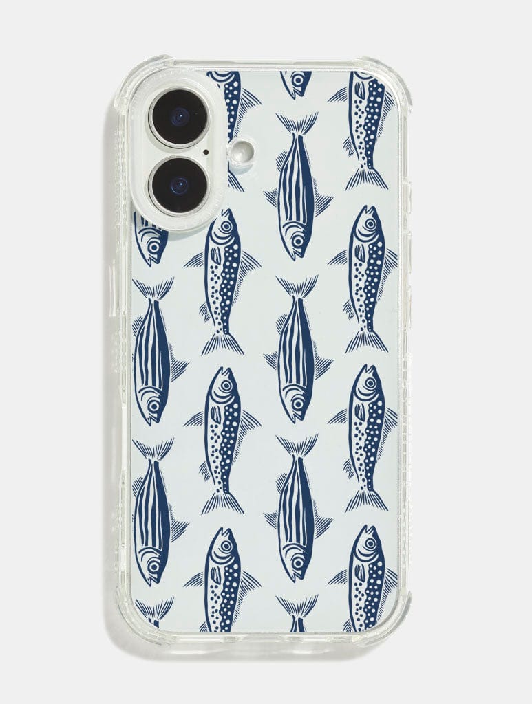 Blue Fish Shock iPhone Case Phone Cases Skinnydip London